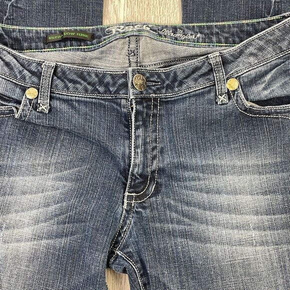 Rock '47 Wrangler Women's Ultra Low Rise Denim Jeans Size 11 x 36 - Picture 5 of 12